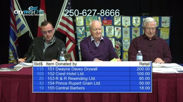 Prince Rupert Rotary Auction